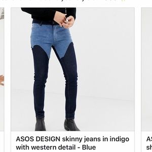 ASOS Western Style Skinny Jeans